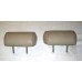 Head Restraints Rear Seats LHR-RHR Doeskin  (Pair) 